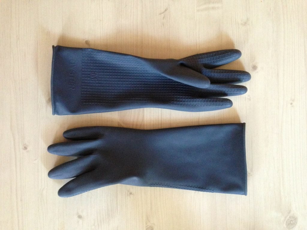 Rubber Gloves For Mold Removal