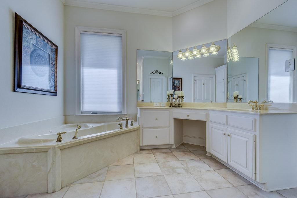 Do not forget to clean the toilet cabinets