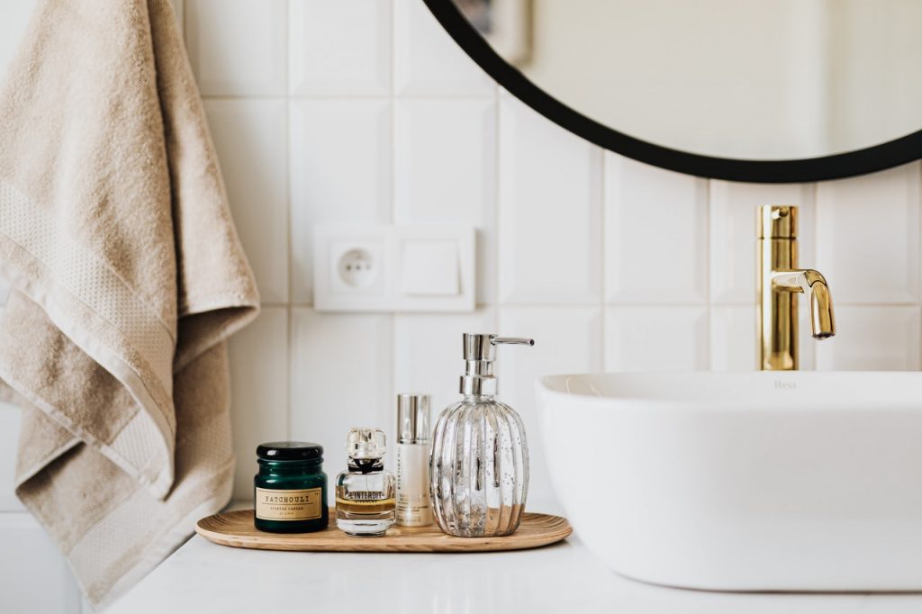 Always Remove Items Before Cleaning Bathroom Shelves!
