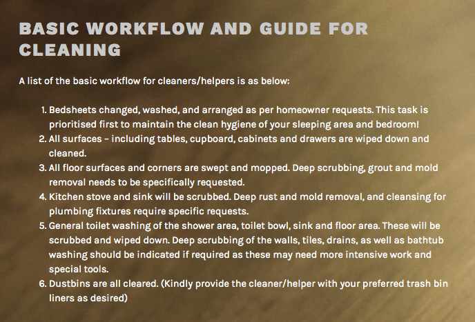 Part 1 of 2 - Guide To Basic Home Cleaning by MEIDE