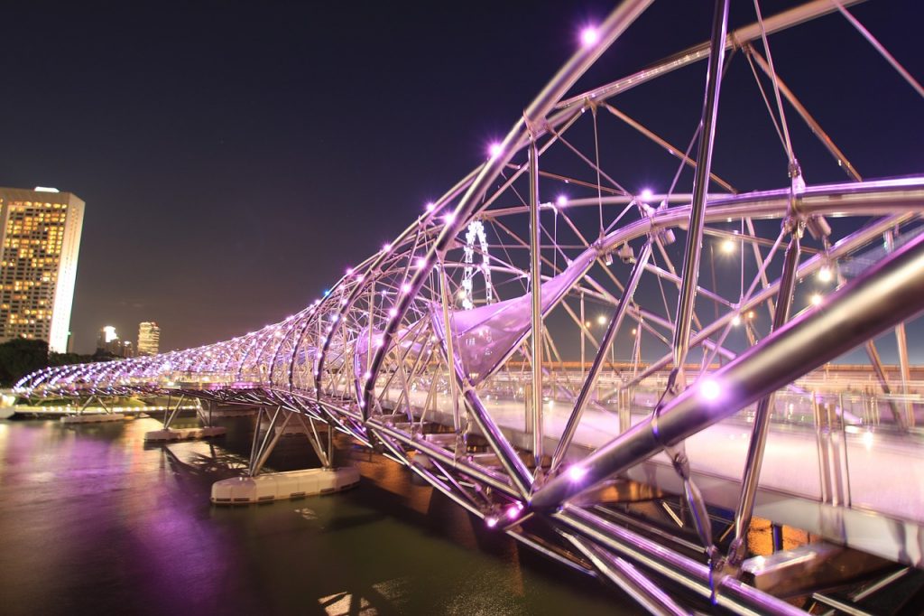 Do you realize why our helix bridge shines so beautifully? Every single small LED light plays its role. No role is too small!