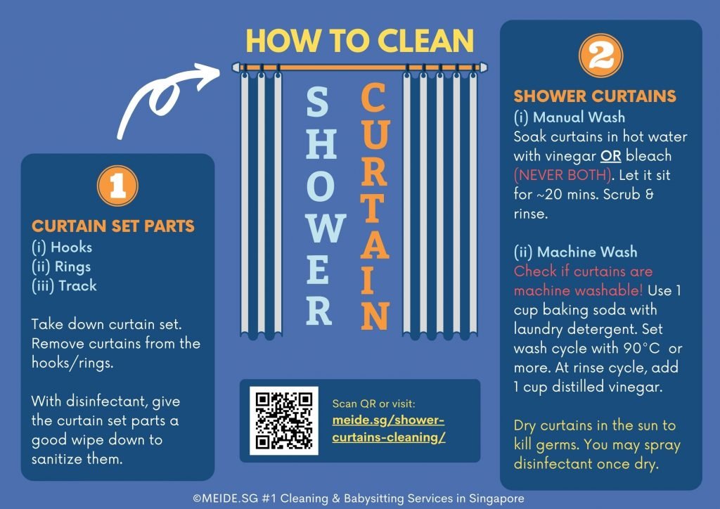 How to clean shower curtains - let MEIDE teach you!