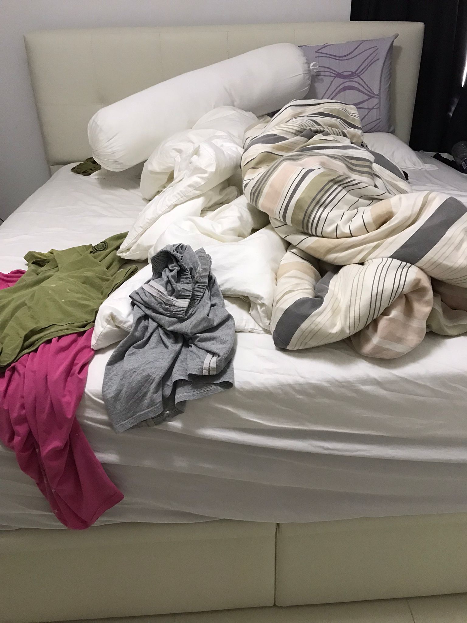 Bedroom Bedsheet Changing (before picture)
