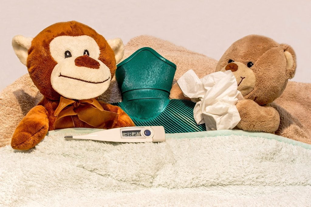 Catching flu and getting allergies during cleaning is very common