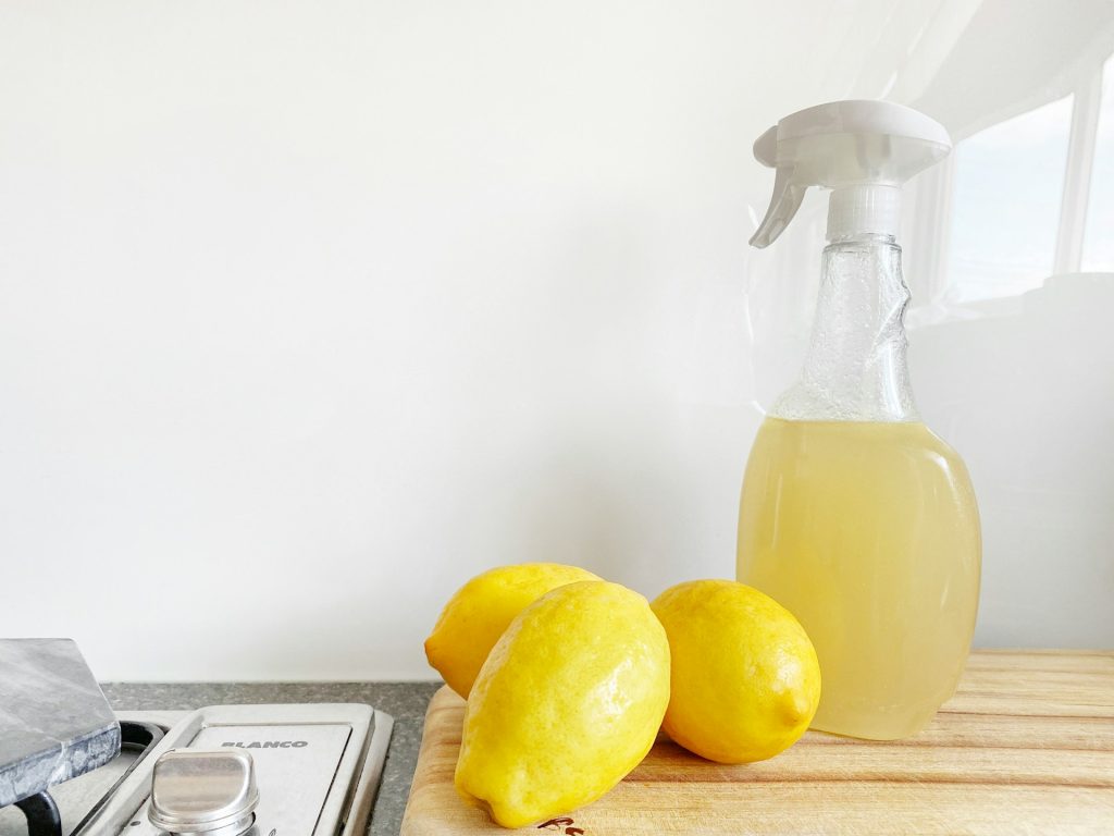 Consider using natural ingredients that are more child-friendly when cleaning with children at home