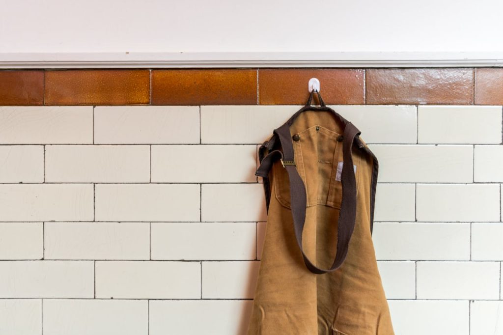 Hooks from tenancy often leaves sticky residue on walls