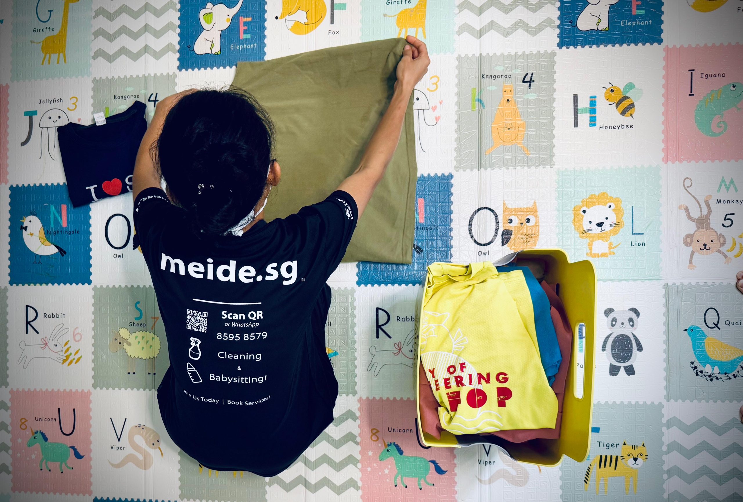 We can fold your clothes and organize them too We can fold your clothes and organize them too