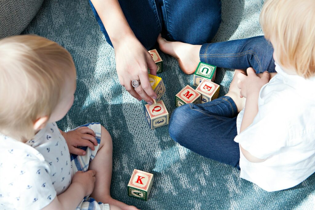 Get the kids in a room before cleaning up the rest of the house
